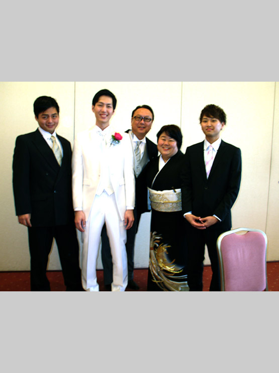 先を越されて長男結婚！